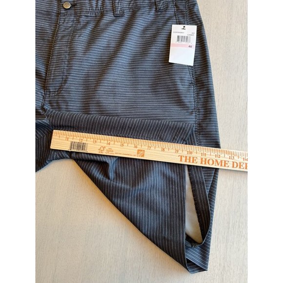 Men’s Callaway Opti Stretch Caviar Black Gray Golf Shorts Size 40 NWT - Picture 9 of 11
